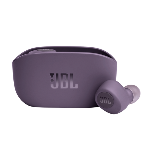 JBL Wave 100TWS - Purple - True Wireless In-Ear Headphones - Hero